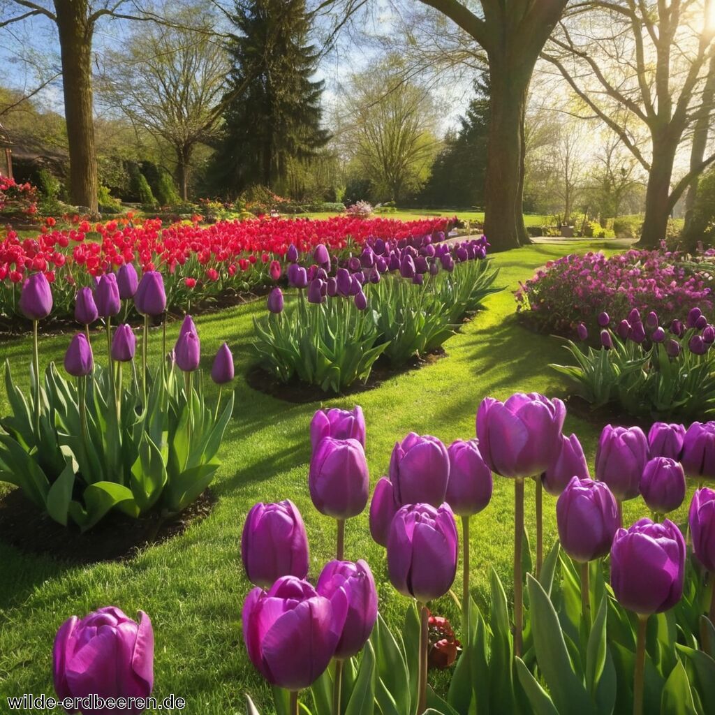 Lila Tulpen » Farbenpracht für deinen Garten