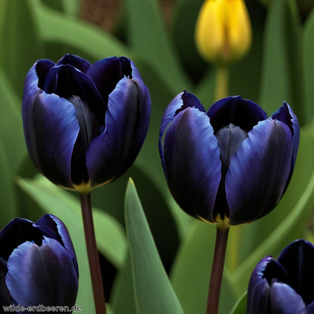 Schwarze Tulpen » Exotische Schönheit für dein Beet
