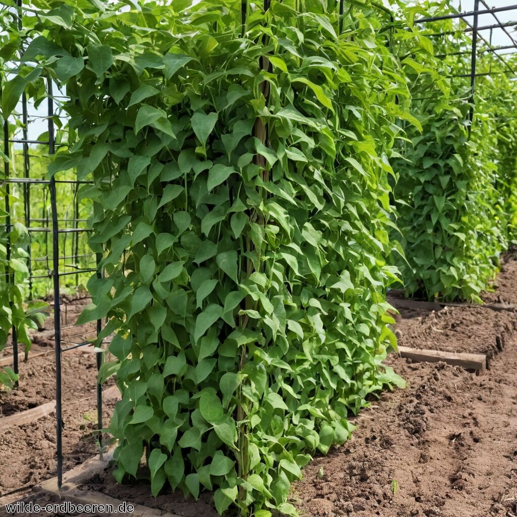 Bohnen Rankhilfe » So wachsen sie sicher in die Höhe