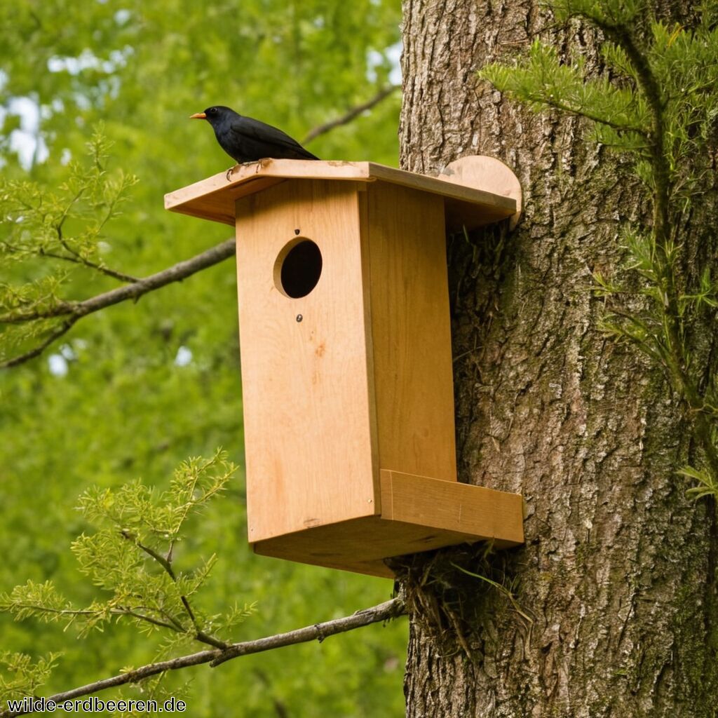 Nistkasten für Amseln » Bau und Tipps