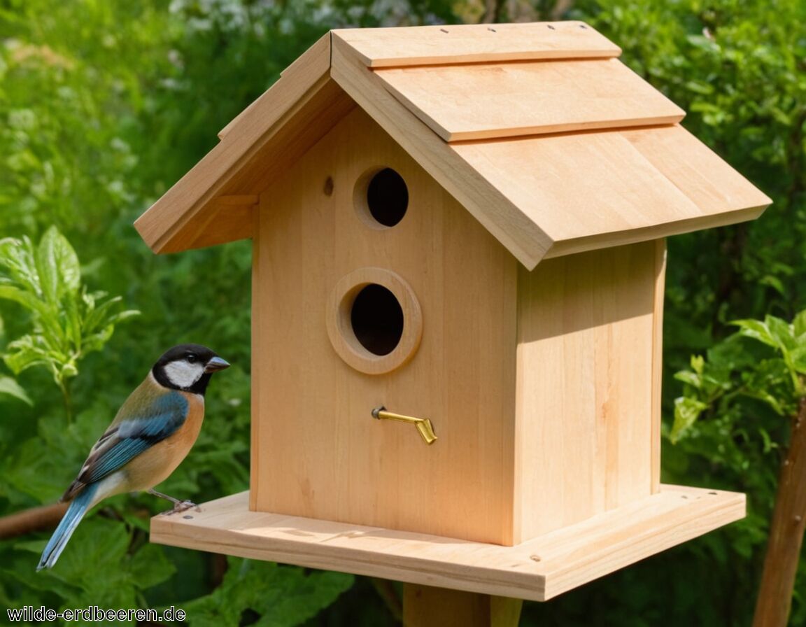 Wetterfeste Konstruktion für ganzjährige Nutzung   - Luxus Vogelhaus » Ein Paradies für deine Vögel