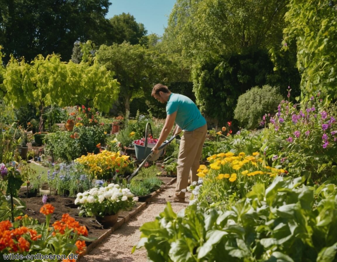 Regelmäßiges Düngen und Bodenpflege im Sommer   - Saisonkalender » So planst du das Gartenjahr