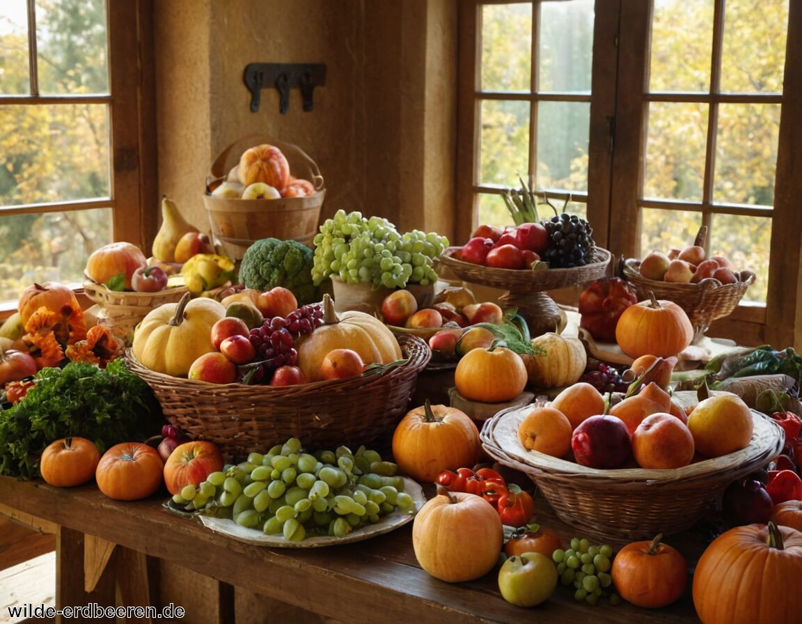 Herbstliche Erntezeit für Obst und Gemüse - Saisonkalender Obst und Gemüse » Alles auf einen Blick