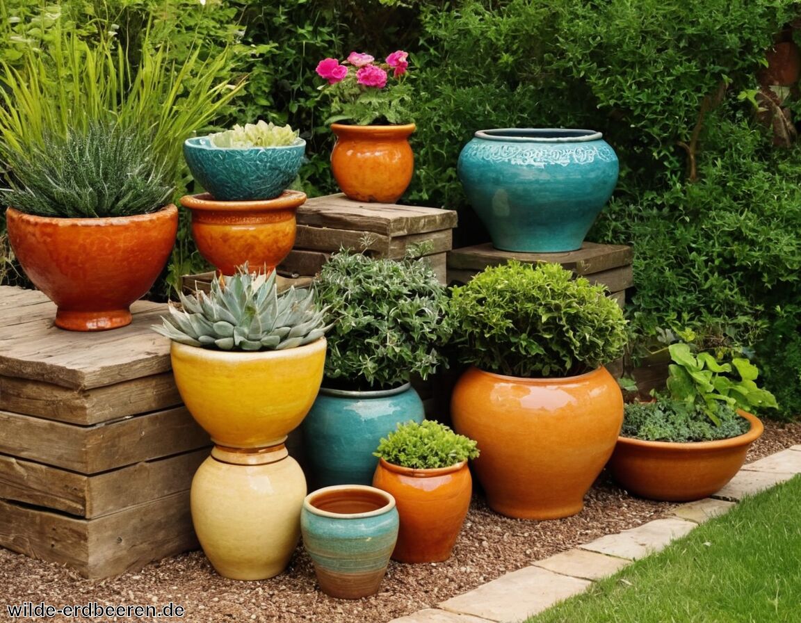 Verschiedene Größen für unterschiedliche Bereiche   - Gartenkeramik » Schmuckstücke für jeden Garten