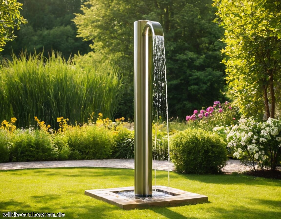 Flexibler Wasseranschluss für verschiedene Verwendungszwecke   - Wasserzapfsäule » Praktisch und dekorativ