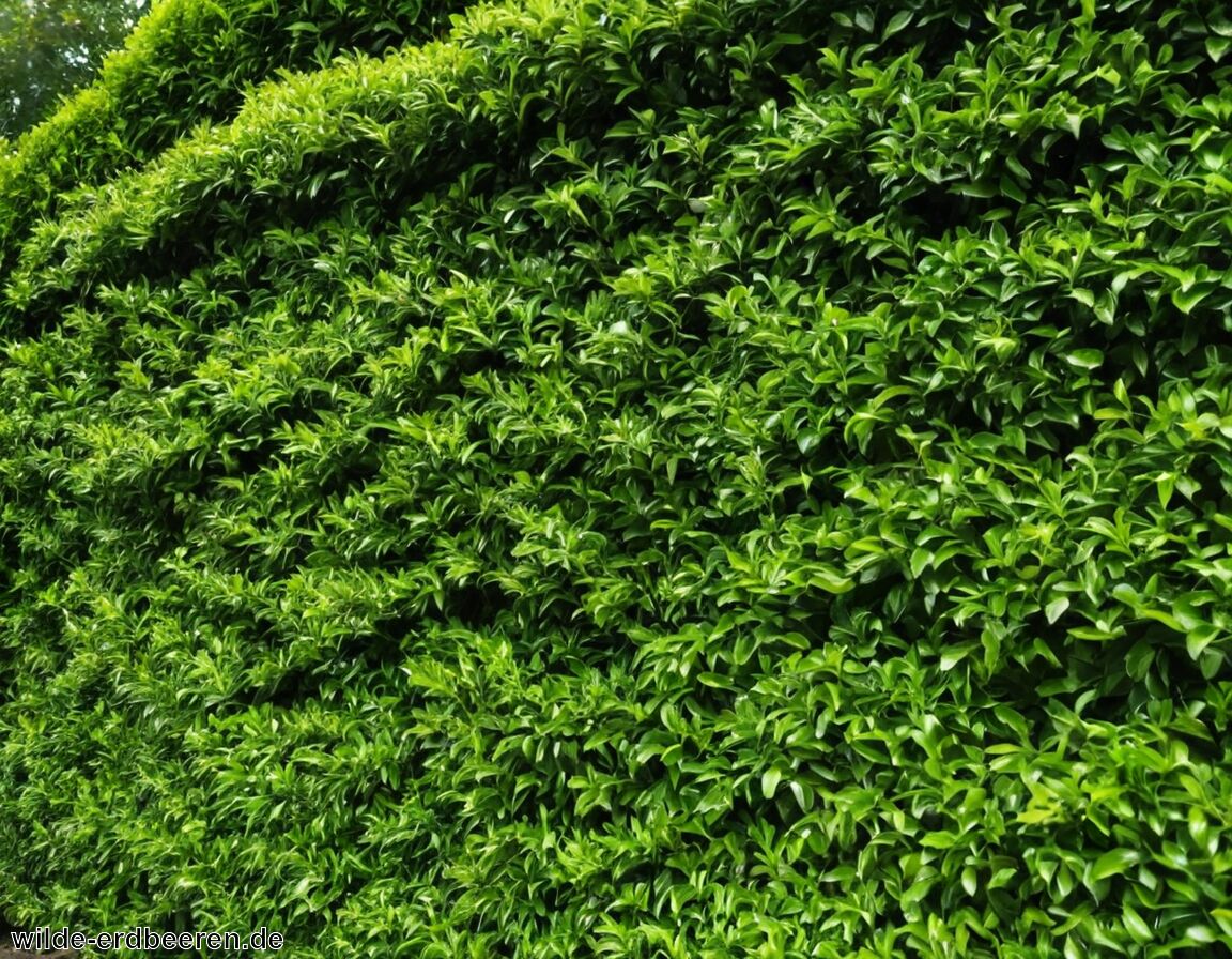 Düngung: Im Frühjahr mit Langzeitdünger versorgen   - Lorbeerhecke » Pflegeleichte und dichte Begrenzung