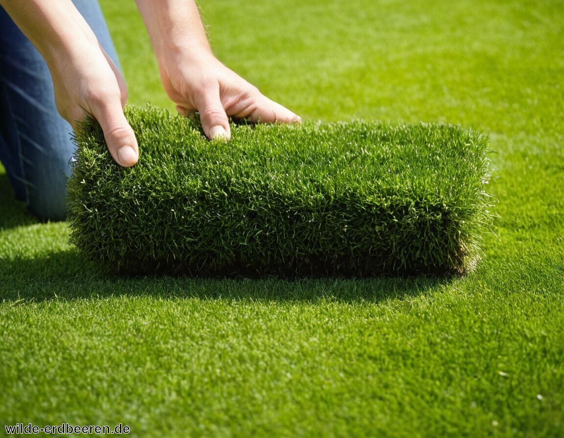 Vorbereitung des Rasens vor der Anwendung - Rasendünger mit Moosvernichter » Grün und moosfrei