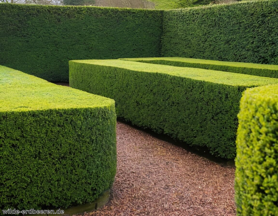 Robust gegenüber Frost und winterlicher Kälte   - Eibenhecke » Immergrün und pflegeleicht