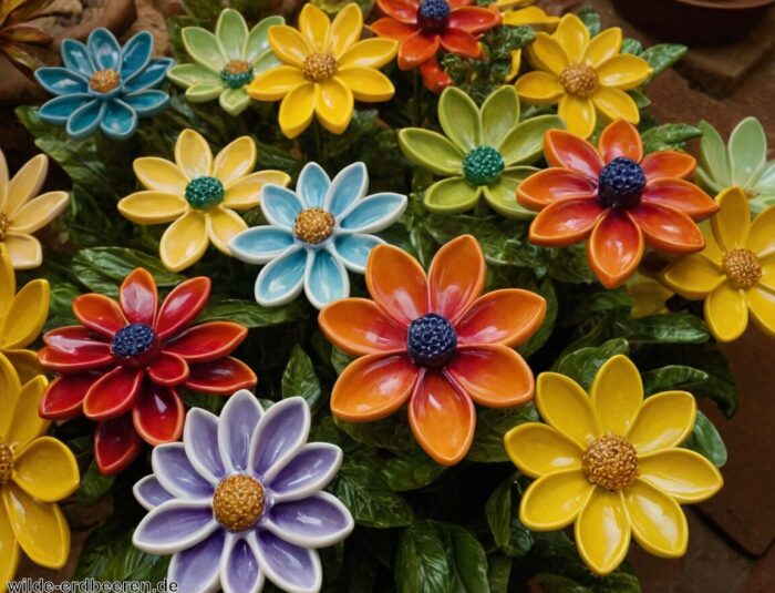 Keramikblumen » Dauerhaft blühende Dekoration