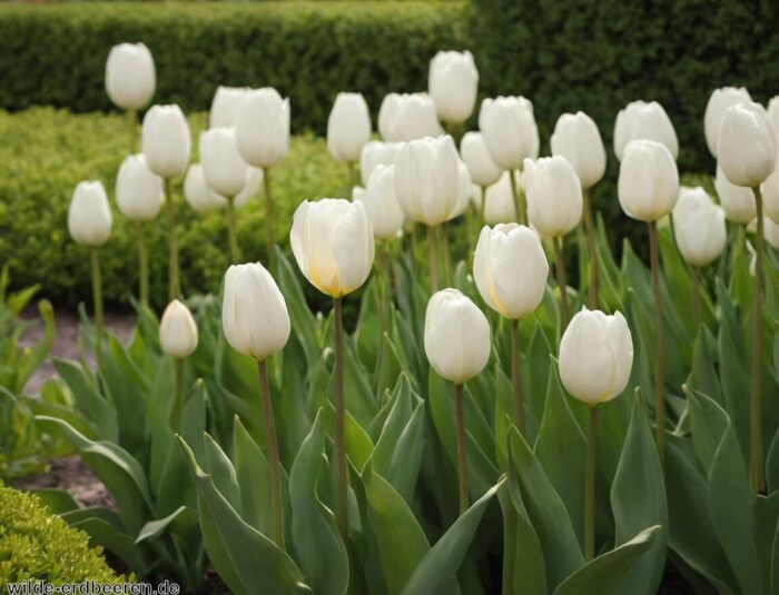 Weiße Tulpen » Eleganz für Beete und Vasen